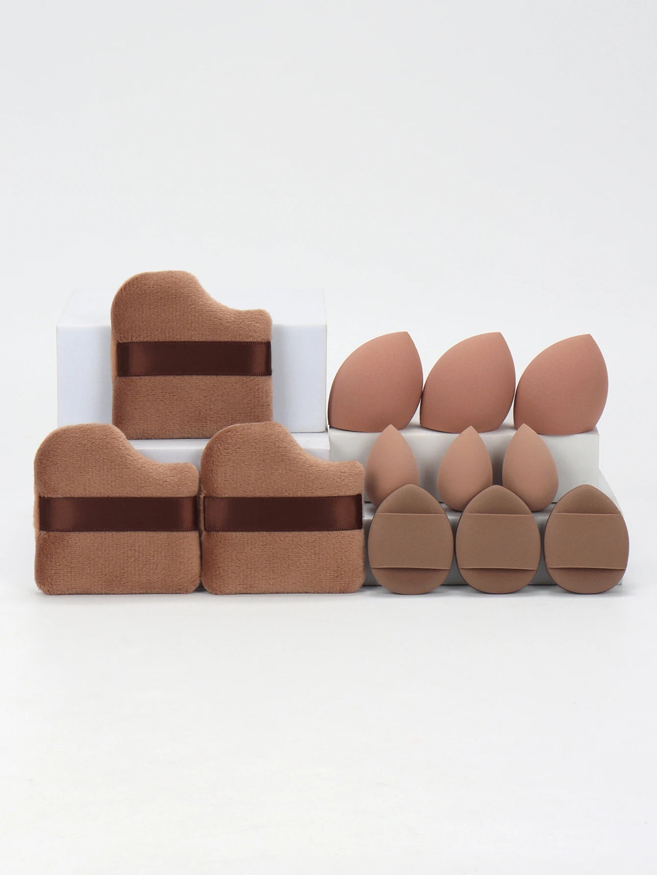 12PCS Makeup Sponge & Powder Puff Set
