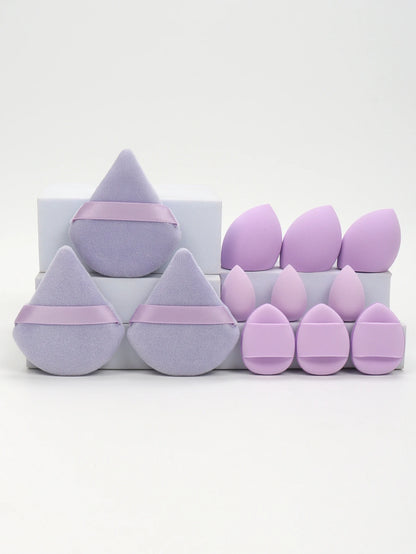 12PCS Makeup Sponge & Powder Puff Set