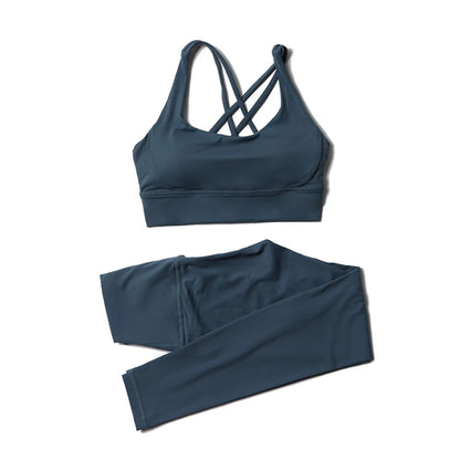 2-Piece Nylon Yoga & Gym Fitness Set