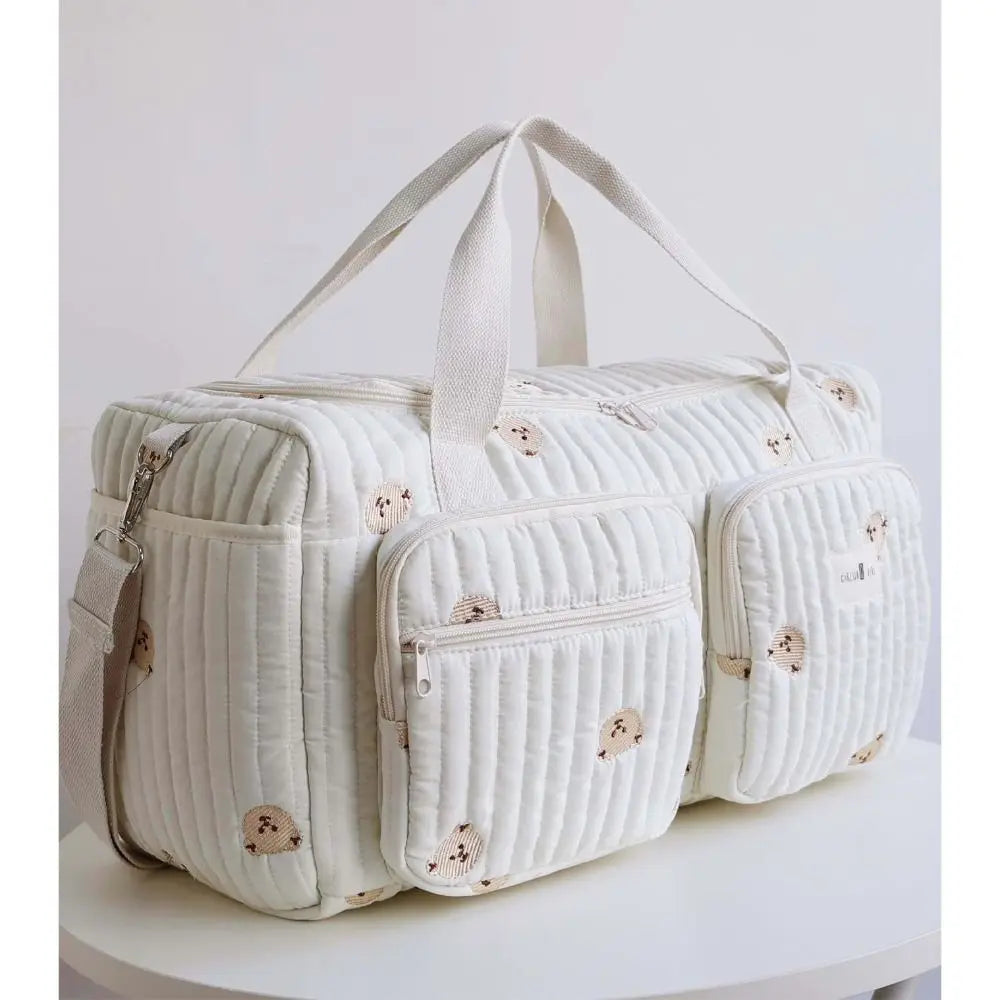 Little Bear Large Capacity Diaper Bag with Shoulder Strap