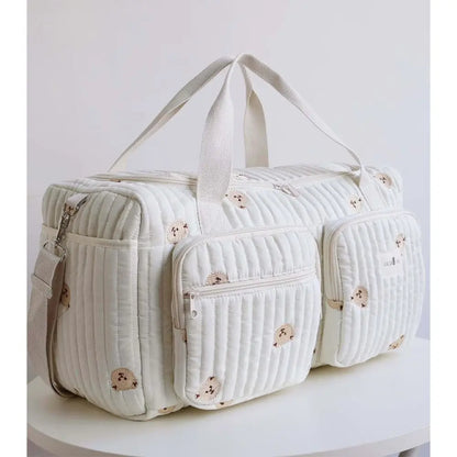 Little Bear Large Capacity Diaper Bag with Shoulder Strap