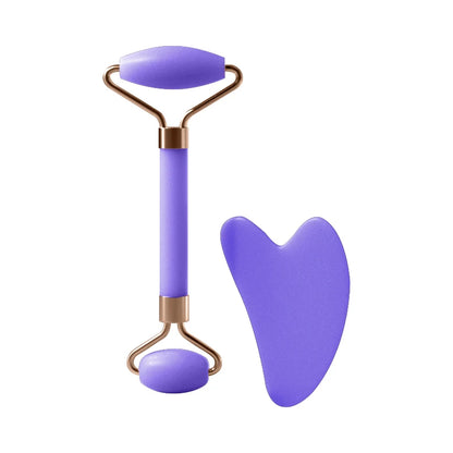 Resin Facial Roller & Gua Sha Massage Tool