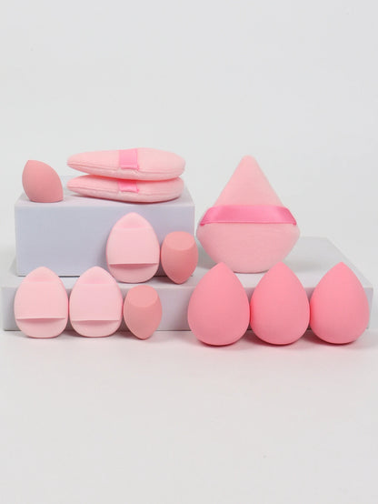 12PCS Makeup Sponge & Powder Puff Set